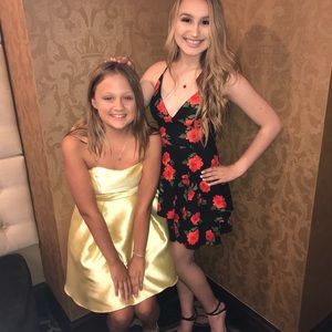 floral print formal dress